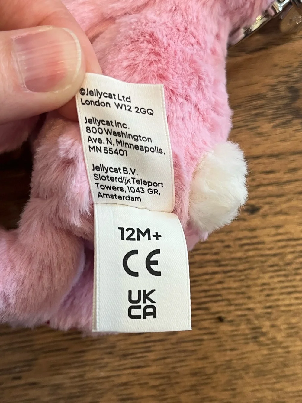 Jellycat Blushkin Blossom Bunny Bag Charm BNWT with dust bag